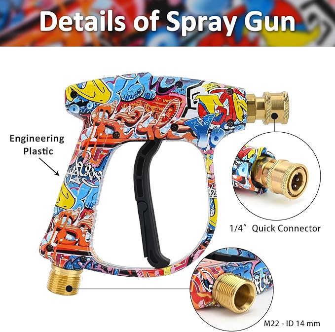 High Pressure Brass Foam Spray Gun